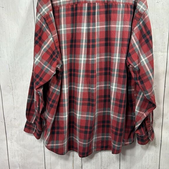 Eddie Bauer Mens Plaid Cotton Long Sleeve Button Down Casual Shirt Size XXL - Picture 15 of 16